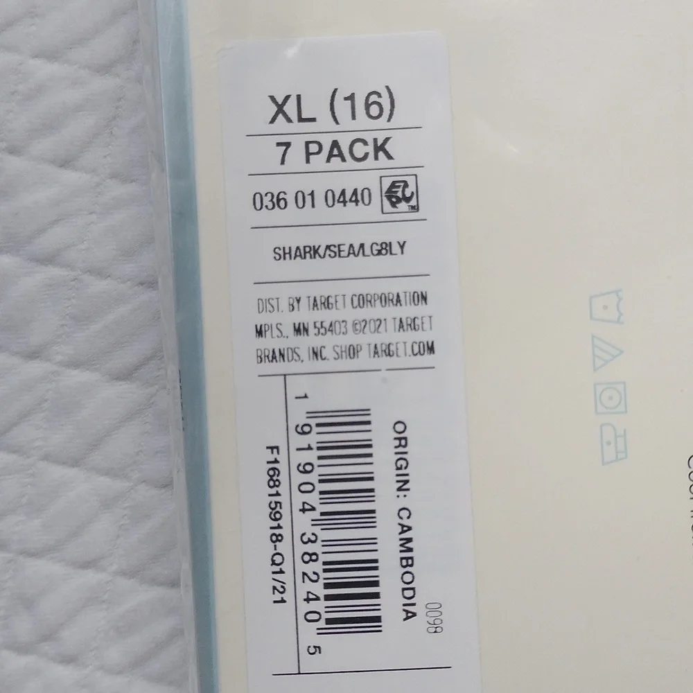 Cat and Jack 7 Pack Friends. Shark/Sea/Lgbly. - Picture 2 of 6